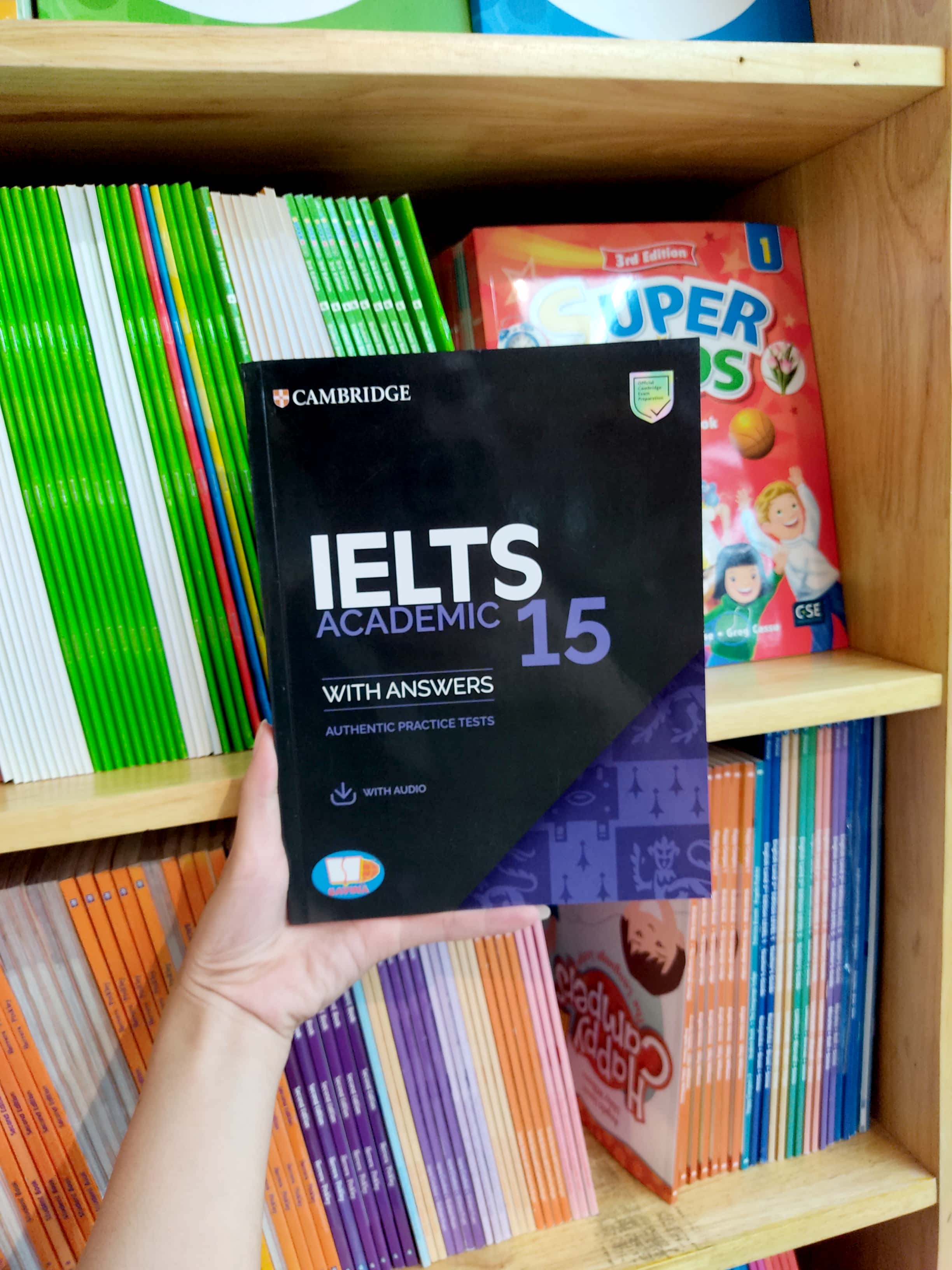 bộ cambridge ielts 15 academic with answers (savina) (kèm audio)