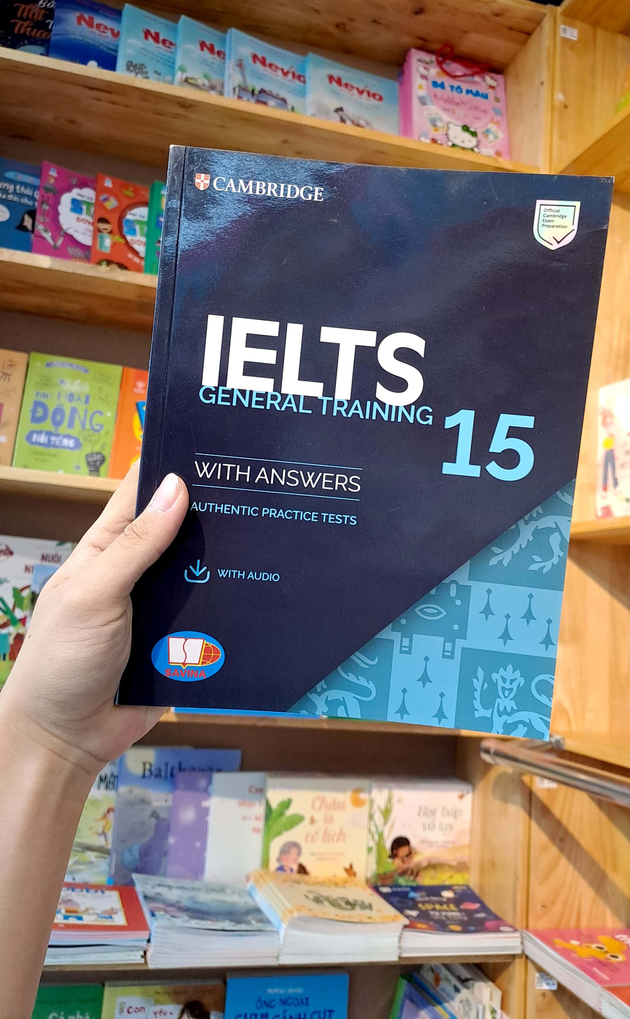 bộ cambridge ielts 15 general training with answers (savina) (kèm audio)
