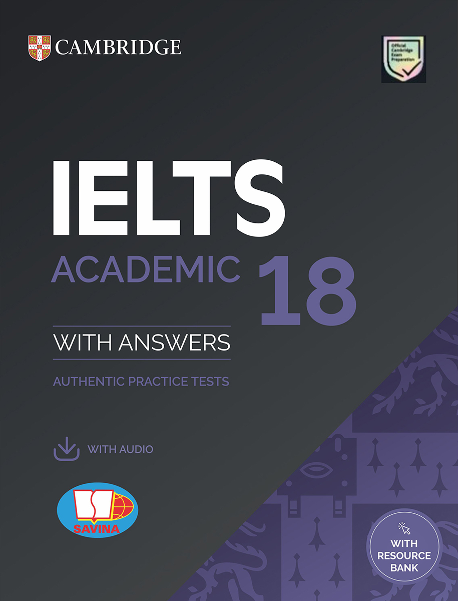 bộ cambridge ielts 18 academic - with answer + audio (kèm audio)