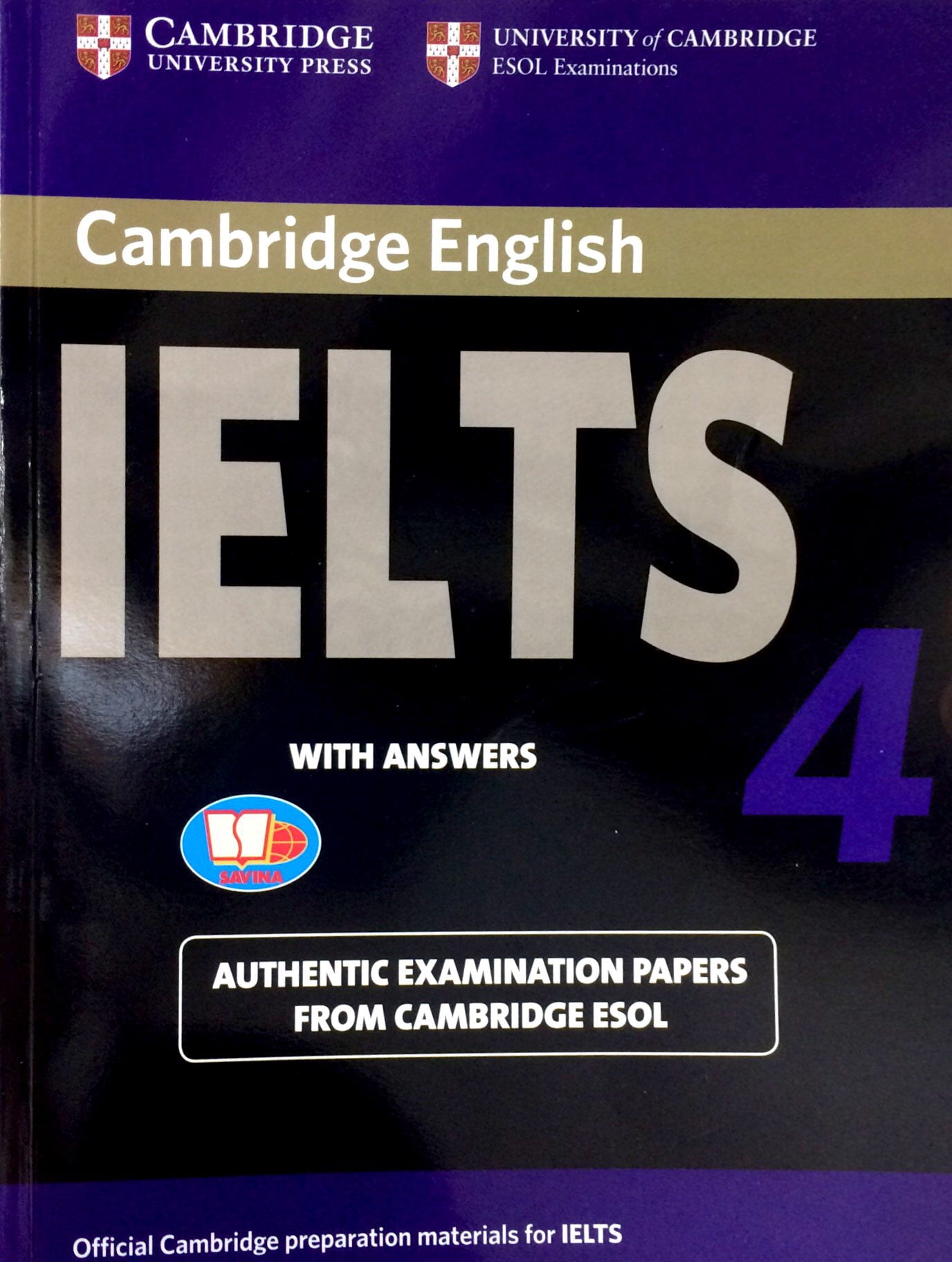bộ cambridge ielts 4 with answers (savina) (không kèm audio)