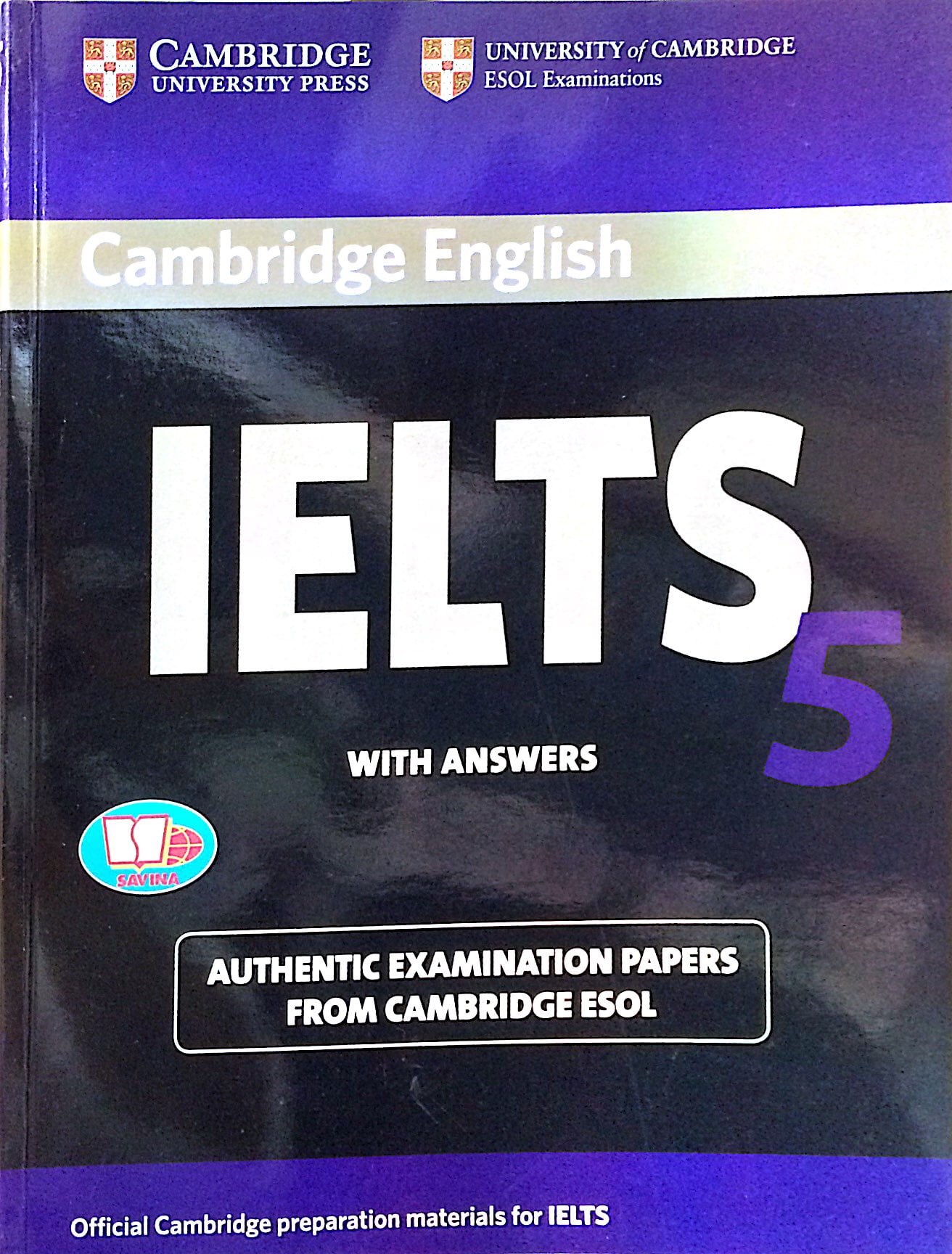 bộ cambridge ielts 5 with answers (savina) (không kèm audio)