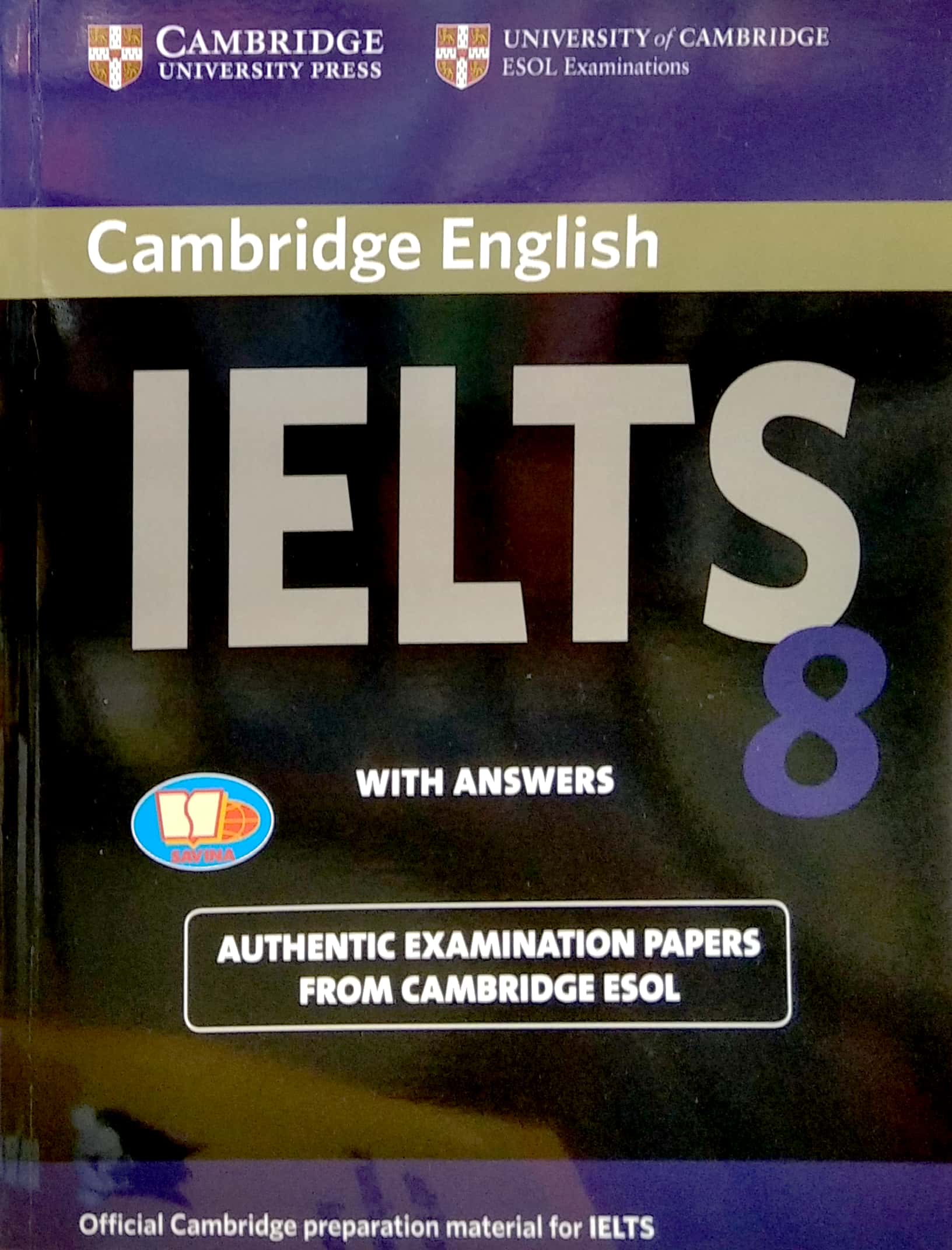 bộ cambridge ielts 8 with answers (ngôn ngữ tiếng anh) (không kèm audio)