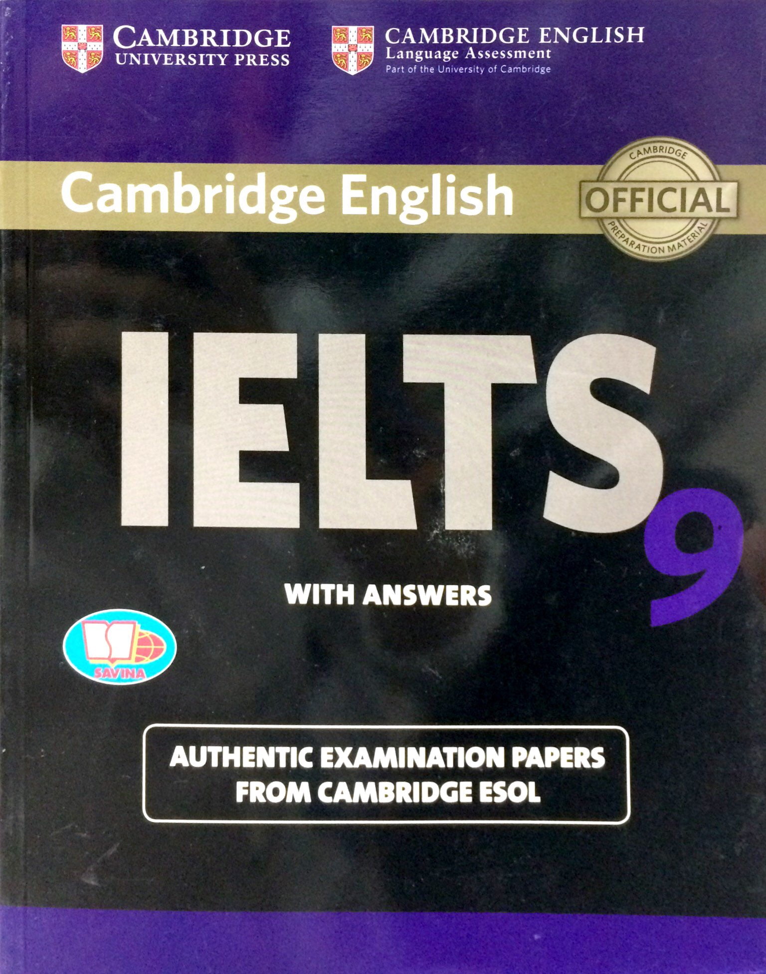 bộ cambridge ielts 9 with answers (savina) (không kèm audio)