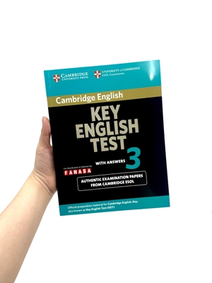 bộ cambridge key english test 3 with answers fahasa reprint edition