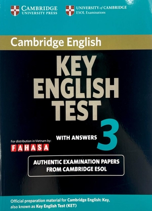 bộ cambridge key english test 3 with answers fahasa reprint edition