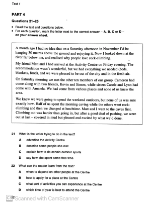 bộ cambridge preliminary english test 2 student's book with answers fahasa reprint edition