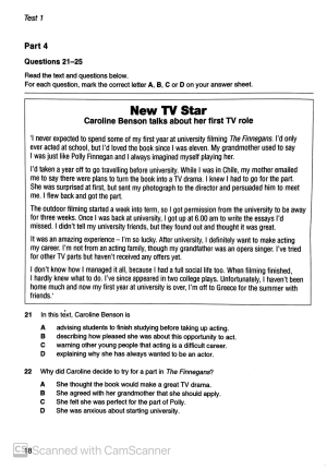 bộ cambridge preliminary english test 5 student's book with answers fahasa reprint edition