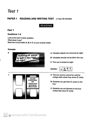 bộ cambridge preliminary english test 5 student's book with answers fahasa reprint edition