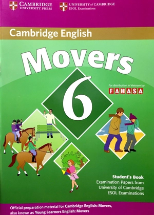 bộ cambridge young learner english test movers 6 sb fahasa reprint edition