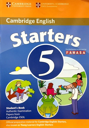 bộ cambridge young learner english test starters 5 sb fahasa reprint edition