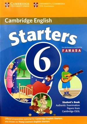 bộ cambridge young learner english test starters 6 sb fahasa reprint edition