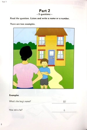 bộ cambridge young learner english test starters 6 sb fahasa reprint edition