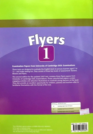 bộ cambridge young learner english tests flyers 1 sb fahasa reprint edition