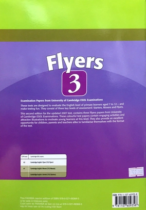 bộ cambridge young learner english tests flyers 3 sb fahasa reprint edition