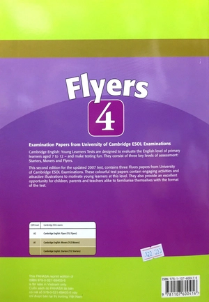 bộ cambridge young learner english tests flyers 4 sb fahasa reprint edition