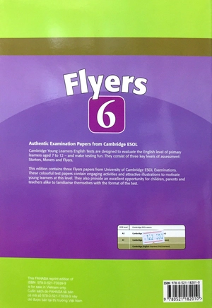 bộ cambridge young learner english tests flyers 6 sb fahasa reprint edition
