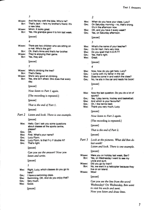 bộ cambridge young learners english tests 7 movers answer booklet