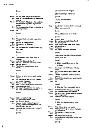 bộ cambridge young learners english tests 7 movers answer booklet