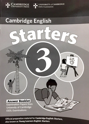 bộ cambridge young learners english tests second edition starters 3 answer booklet