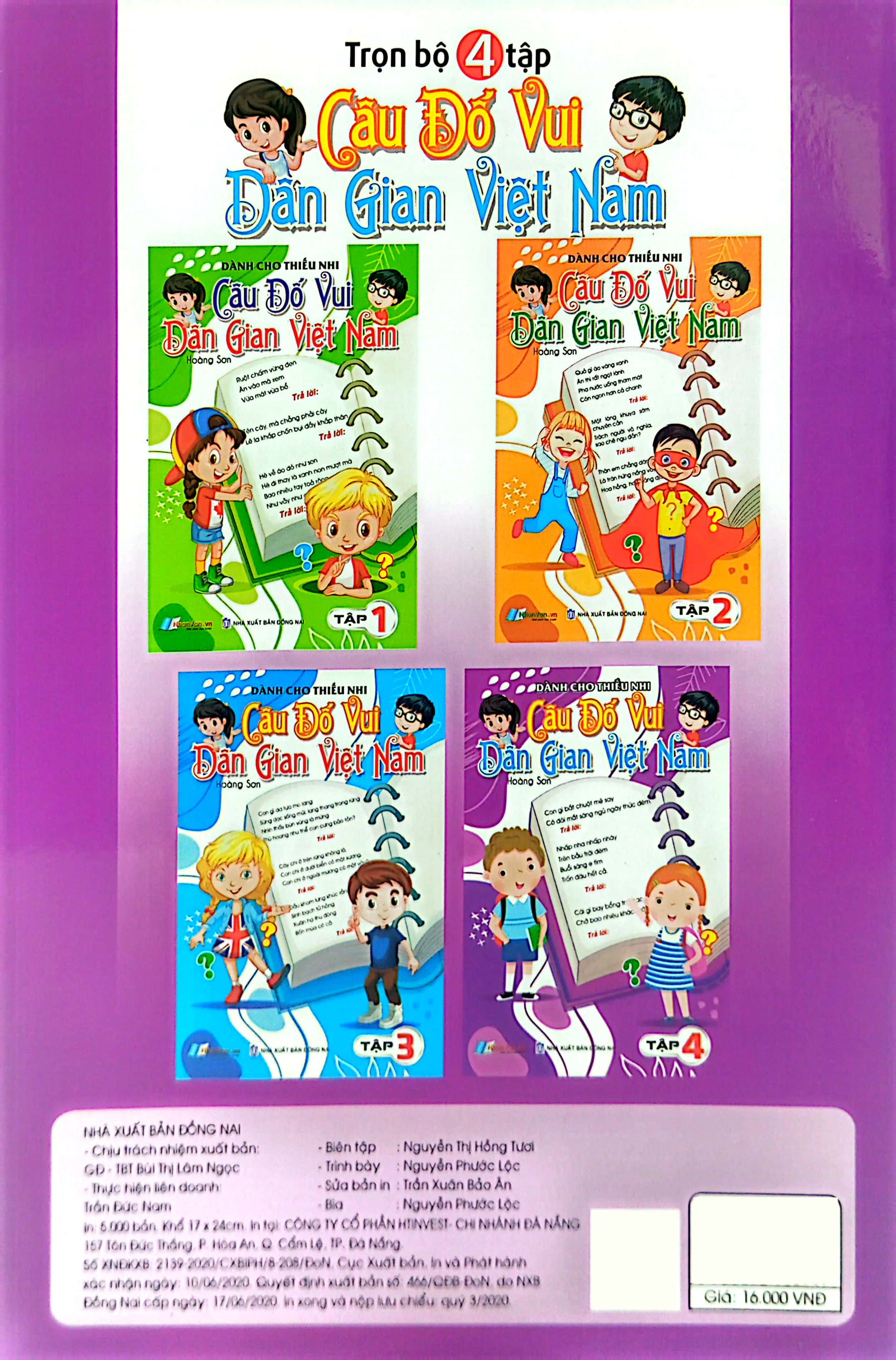 bộ câu đố vui dân gian việt nam - tập 4