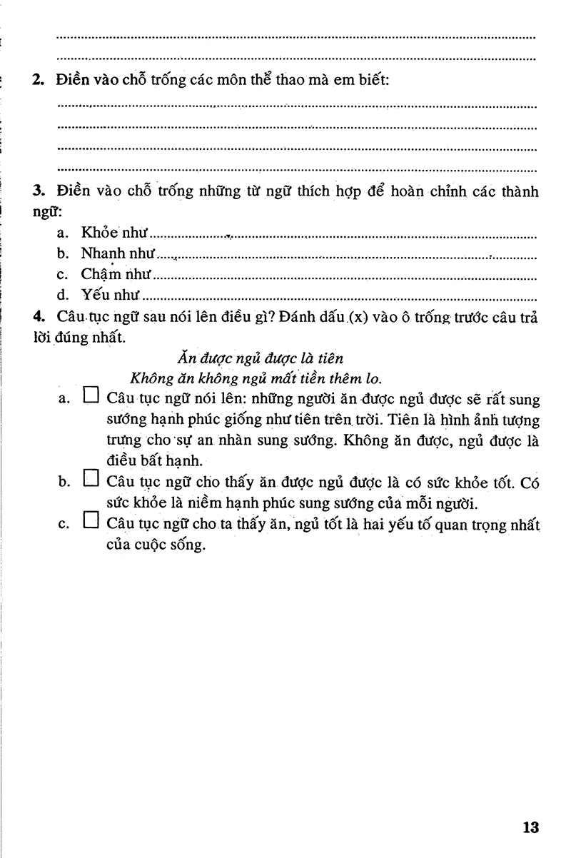 bộ câu hỏi và bài tập trắc nghiệm tiếng việt 4 - tập 2