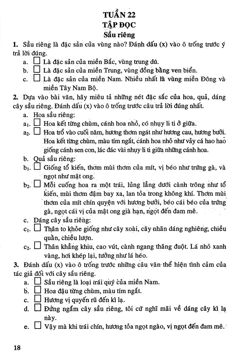 bộ câu hỏi và bài tập trắc nghiệm tiếng việt 4 - tập 2