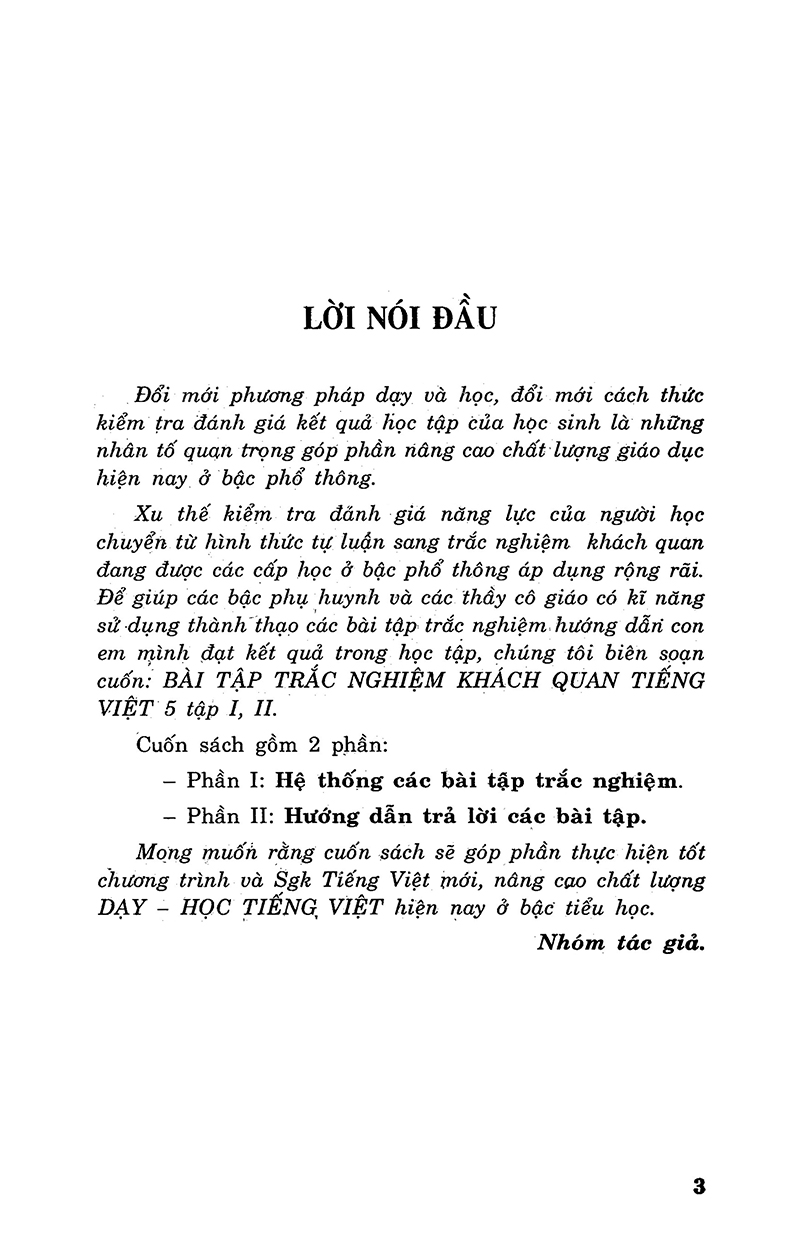 bộ câu hỏi và bài tập trắc nghiệm tiếng việt 5 - tập 2