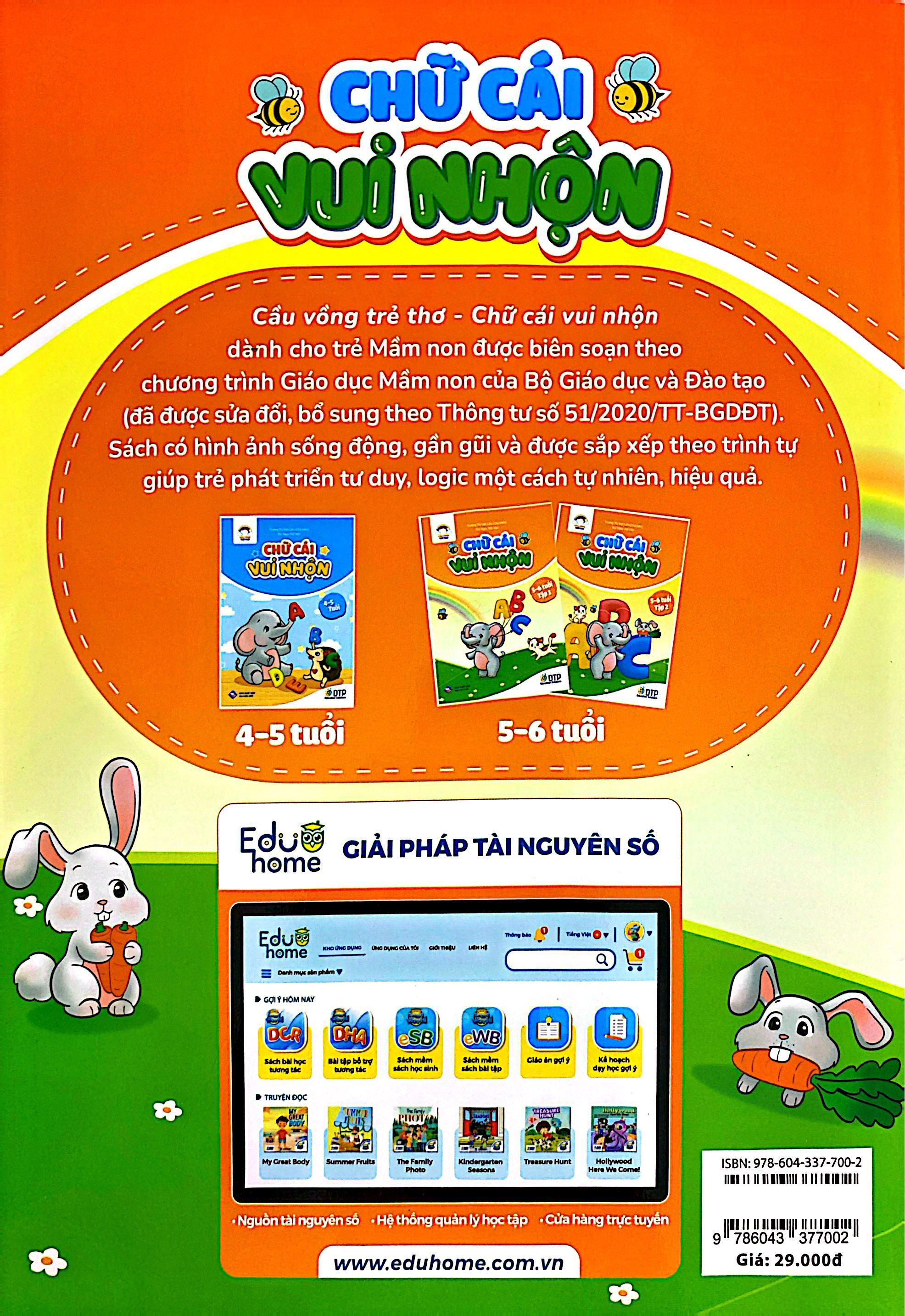 Bo
						
										
										Cau Vong Tre Tho - Chu Cai Vui Nhon - Danh Cho Tre 5-6 Tuoi - Tap 1