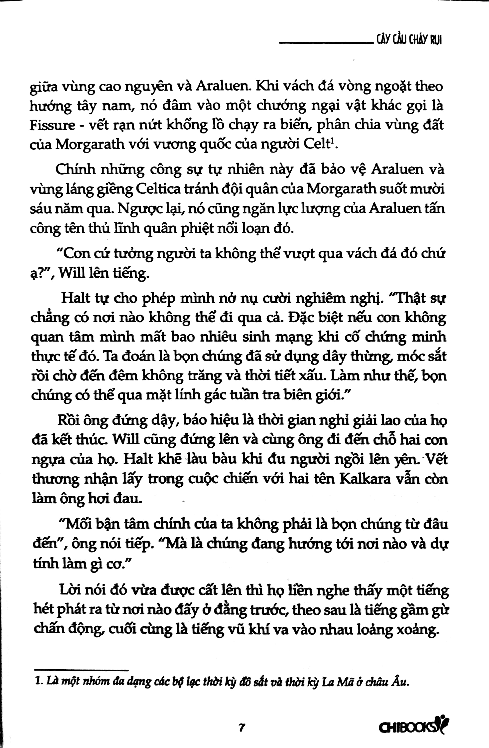 bộ cây cầu cháy rụi