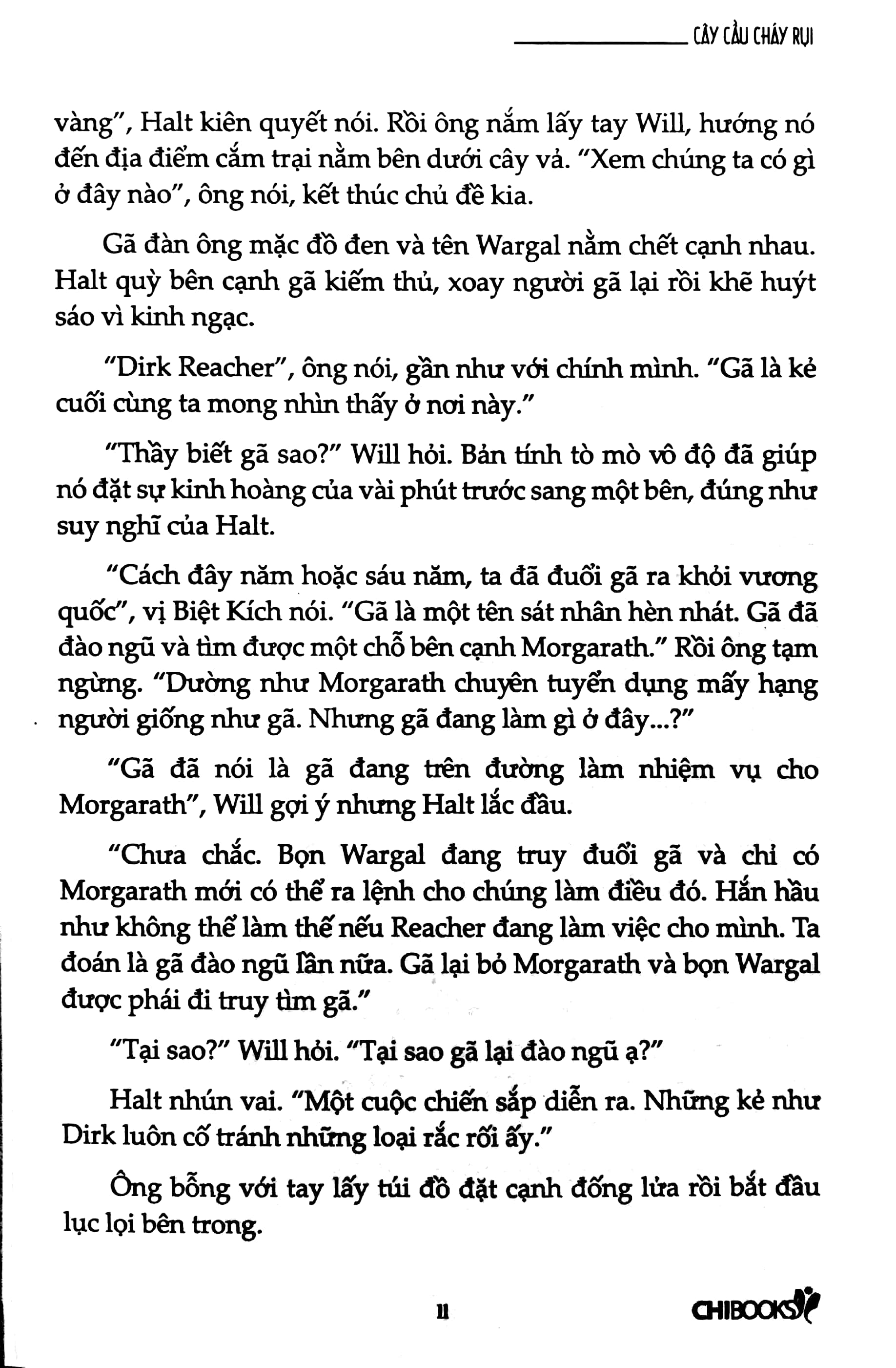 bộ cây cầu cháy rụi