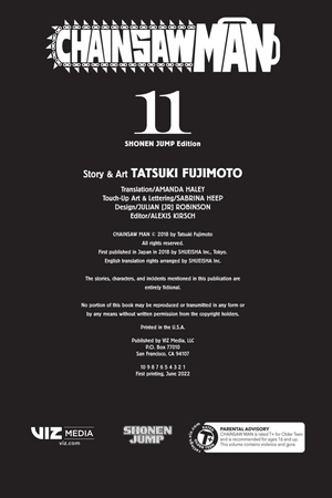 bộ chainsaw man 11 (english edition)