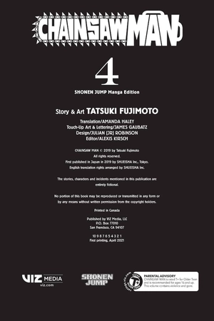 bộ chainsaw man 4 (english edition)