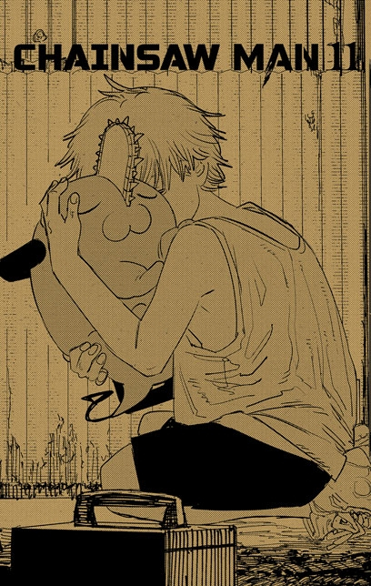 bộ chainsaw man - tập 11 - tặng kèm lót ly + card pvc