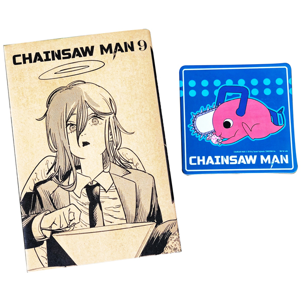 bộ chainsaw man - tập 9 - tặng kèm lót ly