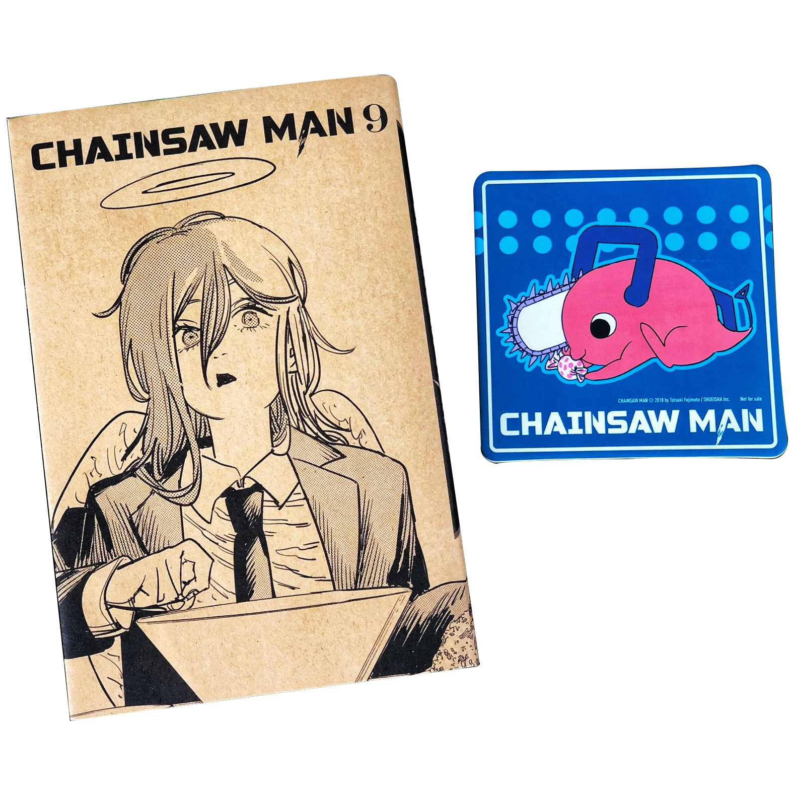 bộ chainsaw man - tập 9 - tặng kèm lót ly