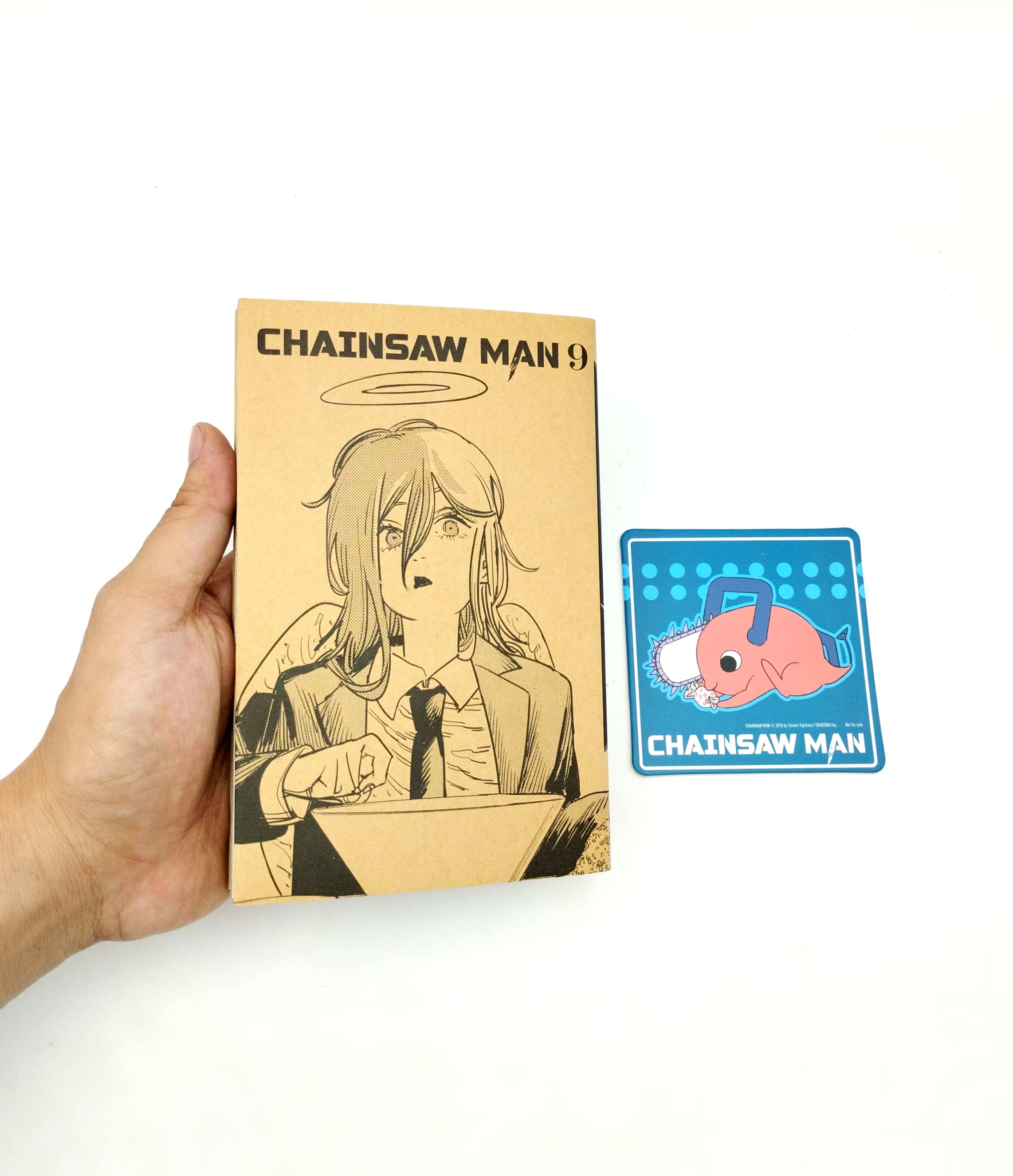 bộ chainsaw man - tập 9 - tặng kèm lót ly