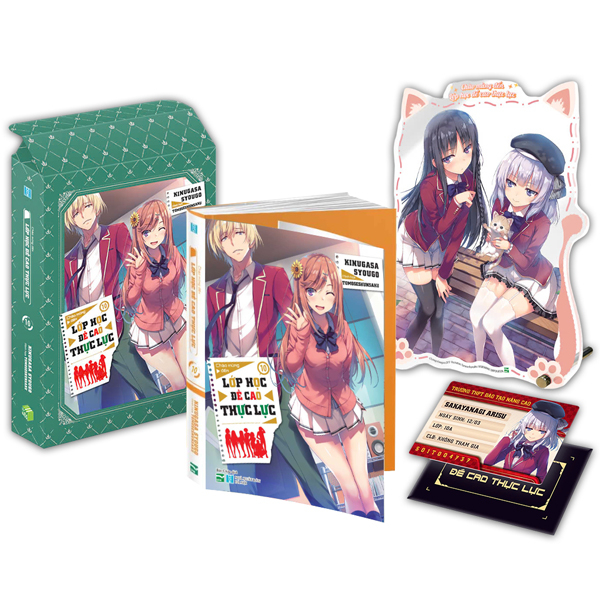 Bo
Chao Mung Den Lop Hoc De Cao Thuc Luc - Tap 10 - Ban Gioi Han - Tang Kem Acrylic plate "Neko Girls" + ID Card Nhua Cung Kem Phong Bi + Box