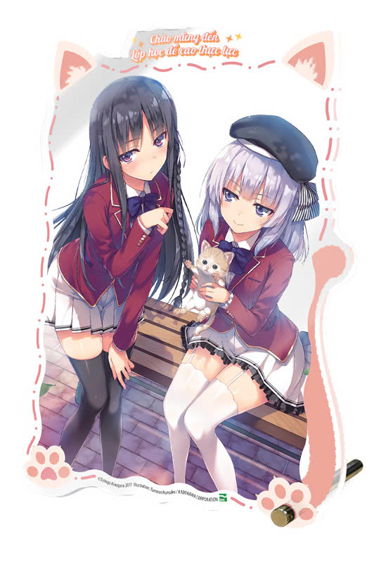 Bo
						
										
										Chao Mung Den Lop Hoc De Cao Thuc Luc - Tap 10 - Ban Gioi Han - Tang Kem Acrylic plate "Neko Girls" + ID Card Nhua Cung Kem Phong Bi + Box