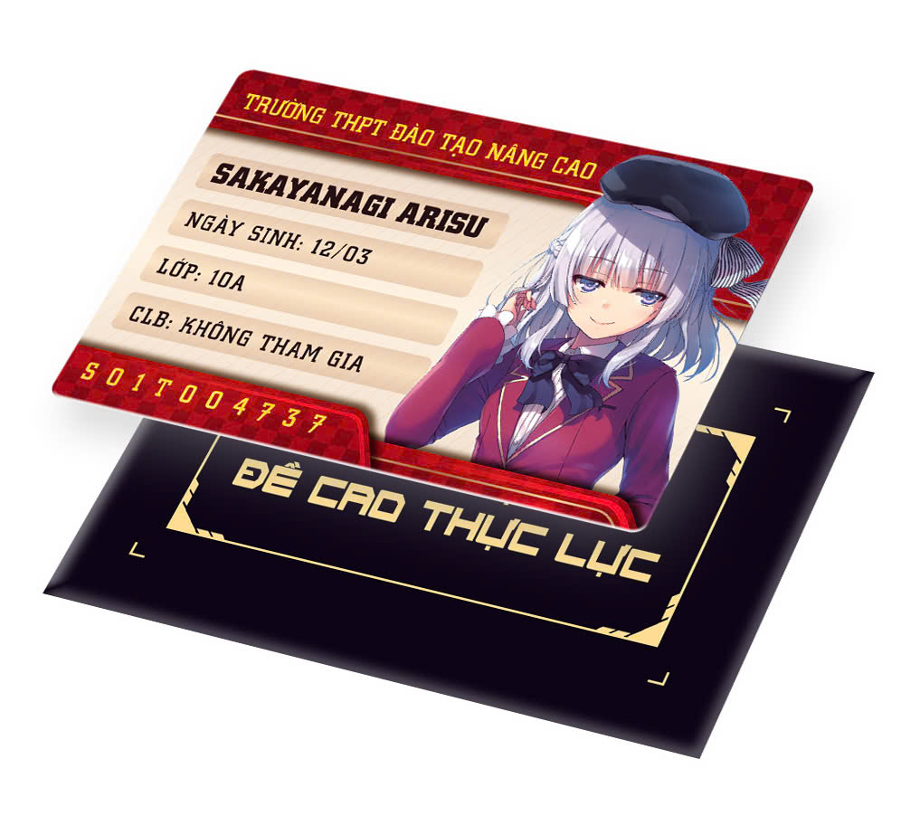 Bo
						
										
										Chao Mung Den Lop Hoc De Cao Thuc Luc - Tap 10 - Ban Gioi Han - Tang Kem Acrylic plate "Neko Girls" + ID Card Nhua Cung Kem Phong Bi + Box