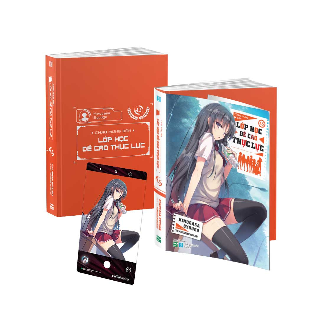 bộ chào mừng đến lớp học đề cao thực lực - tập 4.5 - bản đặc biệt - tặng kèm camera card