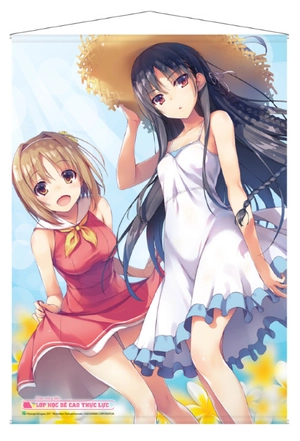 bộ chào mừng đến lớp học đề cao thực lực - tập 6 - bản giới hạn - tặng kèm tapestry summer girls a1 + id card nhựa kèm phong bì đen + set 2 postcard flower