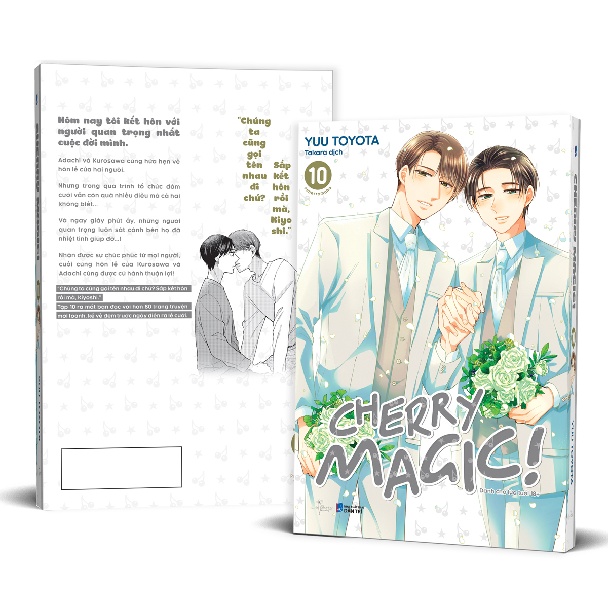 bộ cherry magic - tập 10 - tặng kèm postcard