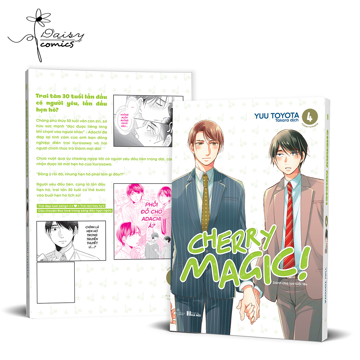bộ cherry magic - tập 4 - tặng kèm postcard + card sns