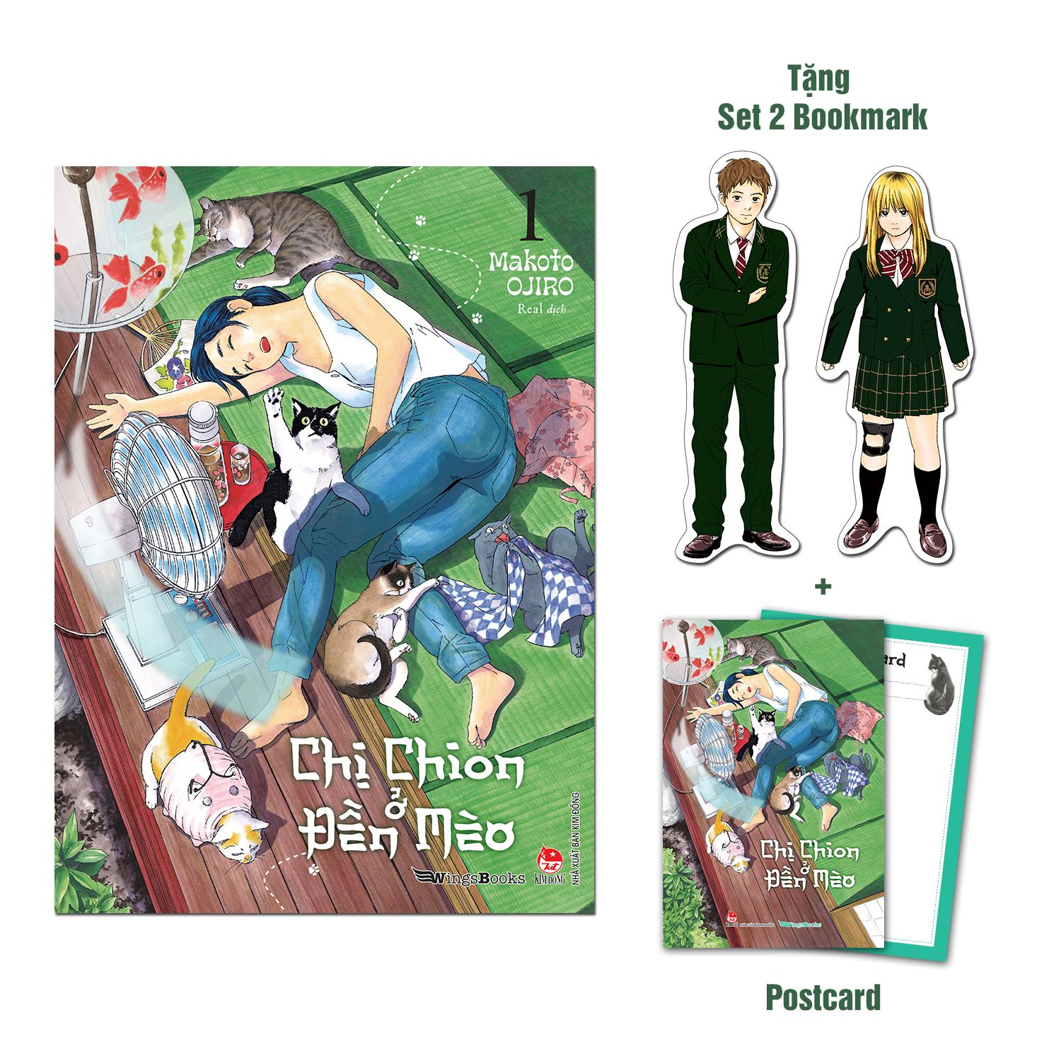 Bo
						
										
										Chi Chion O Den Meo - Tap 1 - Tang Kem 2 Bookmark + 1 Postcard