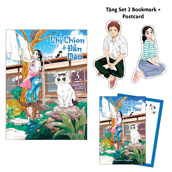 Bo
Chi Chion O Den Meo - Tap 3 - Tang Kem 2 Bookmark + 1 Postcard