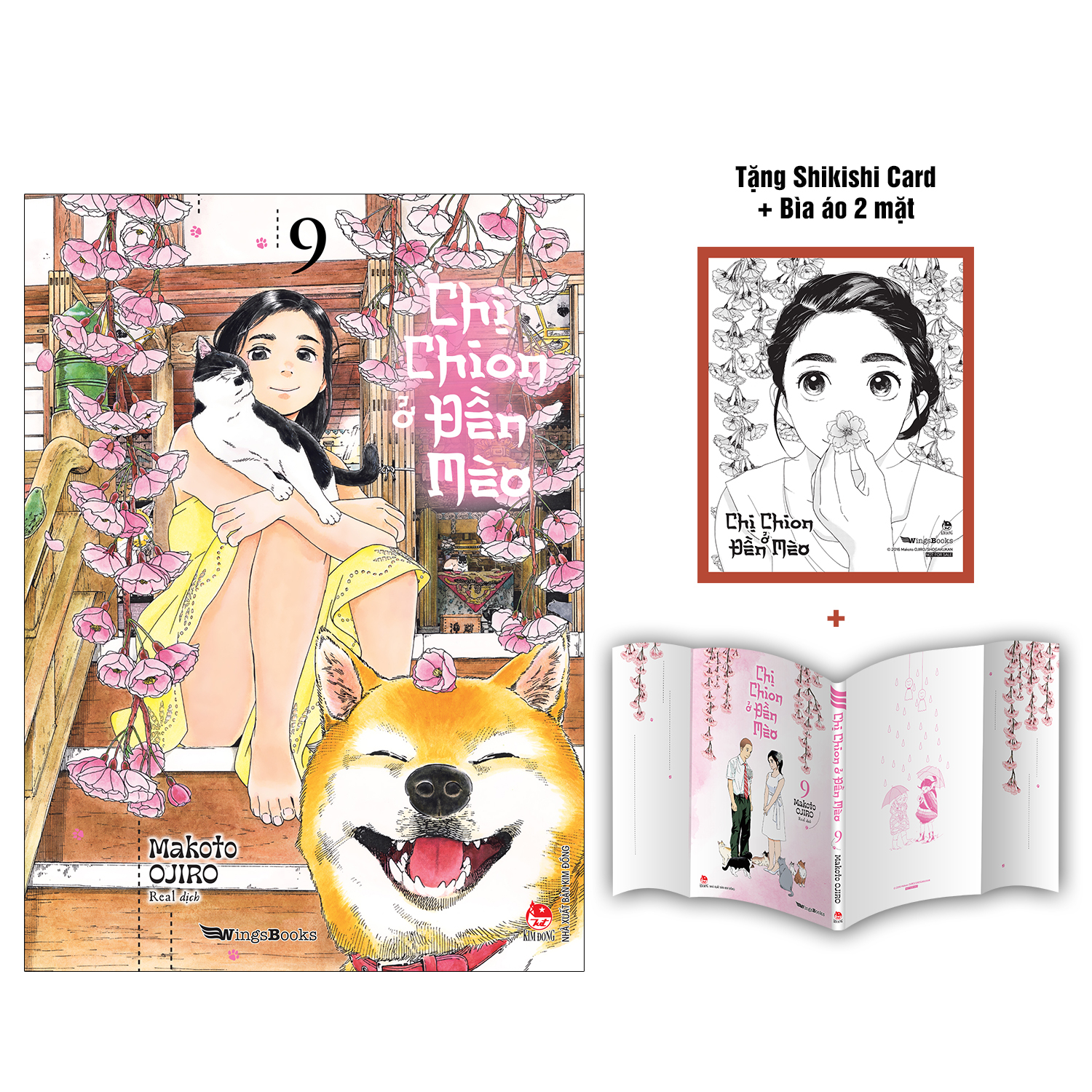 Bo
						
										
										Chi Chion O Den Meo - Tap 9 - Tang Kem Shikishi Card + Bia Ao 2 Mat