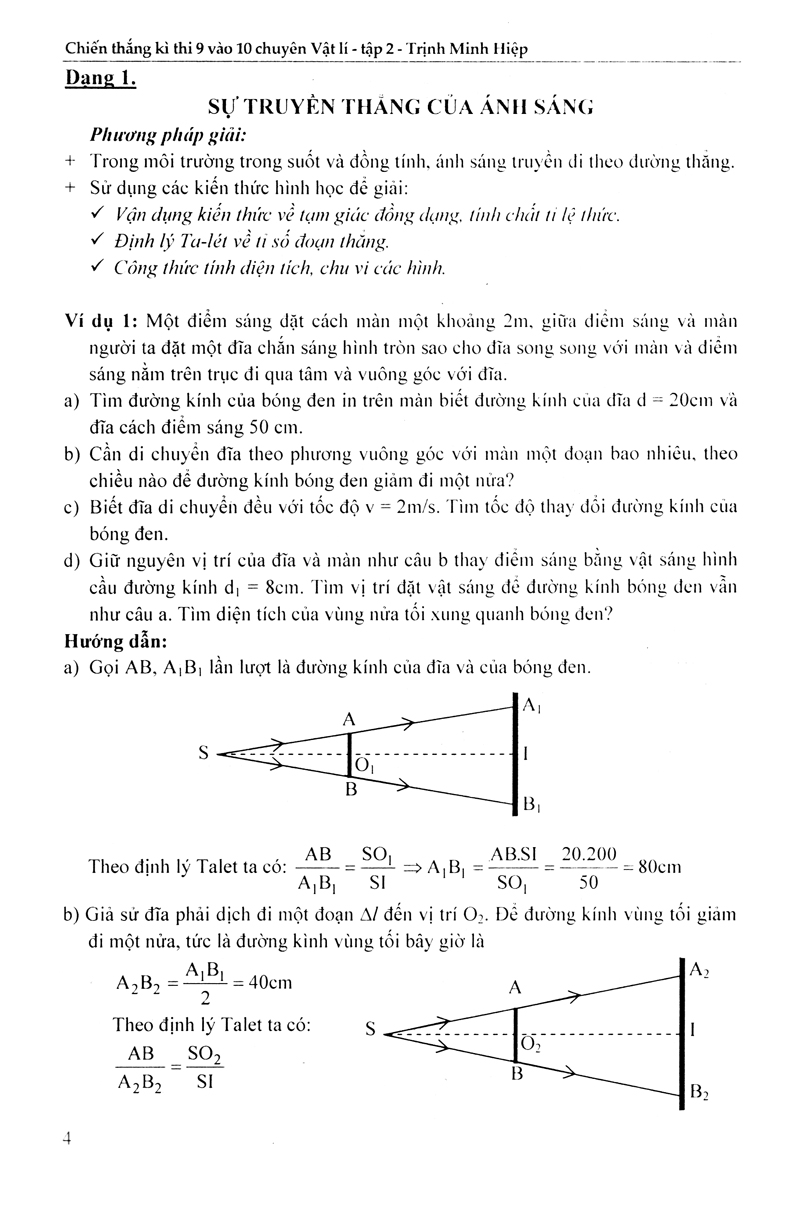 bộ chiến thắng kì thi lớp 9 vào lớp 10 chuyên vật lí (tập 2)
