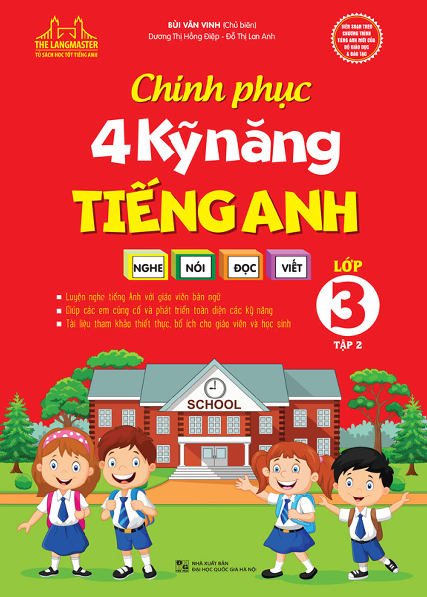 bộ chinh phục 4 kỹ năng tiếng anh nghe - nói - đọc - viết lớp 3 - tập 2