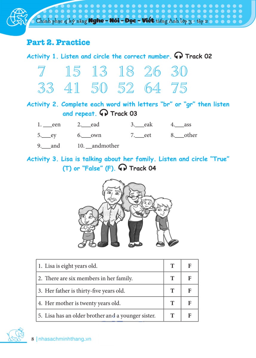 bộ chinh phục 4 kỹ năng tiếng anh nghe - nói - đọc - viết lớp 3 - tập 2