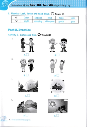 bộ chinh phục 4 kỹ năng tiếng anh nghe - nói - đọc - viết lớp 4 - tập 1